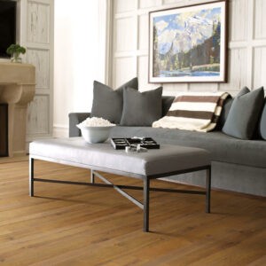 Laminate flooring in living room | Yates Flooring